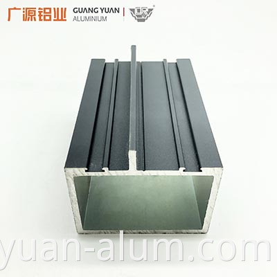 Guangyuan Aluminum Co., Ltd Aluminum Glass Balcony Railings Aluminium Glass Railing Section Grey Tinted Glass Balustrade